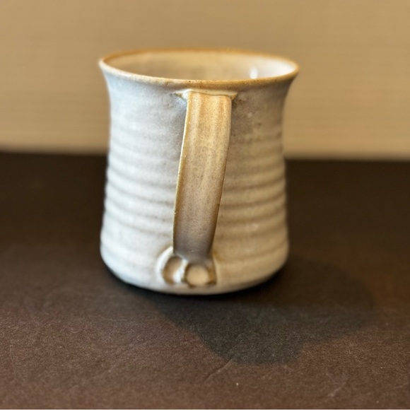 Hand Crafted Studio Art Pottery Mug with Critter Pig Inside Rustic Signed - Picture 2 of 10